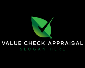 Leaf Plant Check logo design