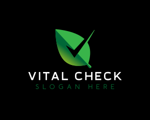 Leaf Plant Check logo design