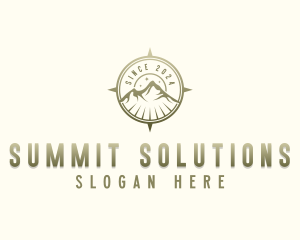 Compass Mountain Summit logo design