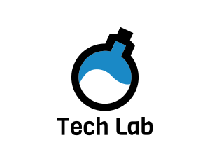 Water Bomb Lab logo design