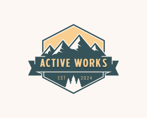 Mountain Summit Adventure logo design