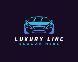 Luxury Sedan Car  logo design