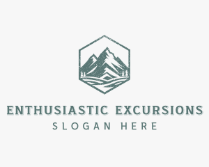 Summit Mountain Hiking logo design