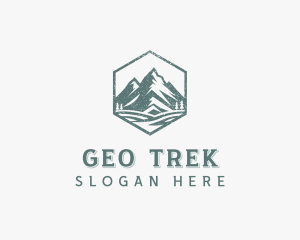 Summit Mountain Hiking logo design