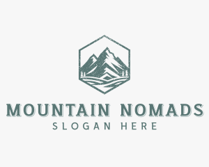 Summit Mountain Hiking logo design