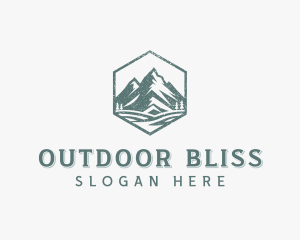 Summit Mountain Hiking logo design