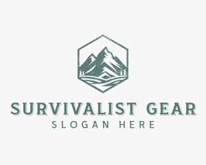 Summit Mountain Hiking logo design