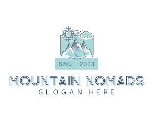 Mountain Resort Camp logo design