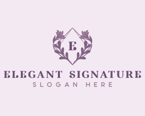 Elegant Floral Petals logo design