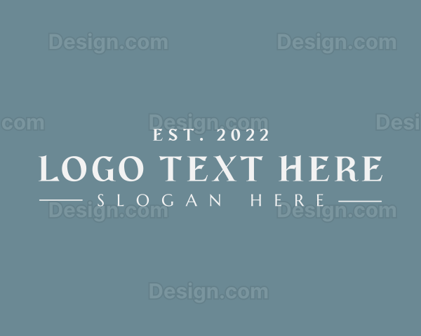 Professional Elegant Fashion Logo