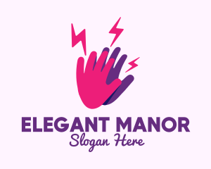 High Energy Hand logo design