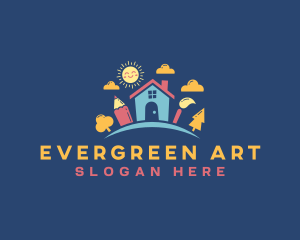 Educational Preschool Art logo design