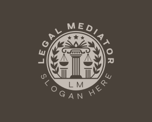 Lawyer Attorney Justice logo design