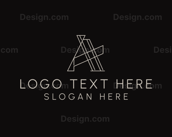 Tech Business Letter A Logo