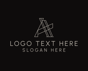 Tech Business Letter A Logo