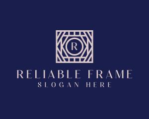 Frame Interior Decoration  logo design