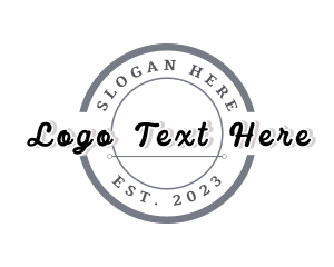 Simple Hipster Badge logo