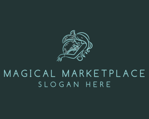 Woman Mermaid Fantasy logo
