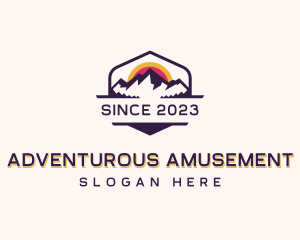 Outdoor Mountain Adventure logo design