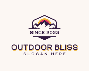 Outdoor Mountain Adventure logo design