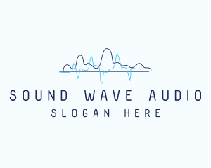 Abstract Audio Soundwave logo