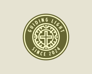 Christian Church Cross logo design