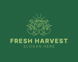 Sunny Vegetable Harvest logo