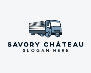 Delivery Truck Logistics Logo