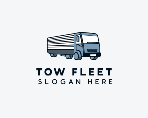 Delivery Truck Logistics logo design