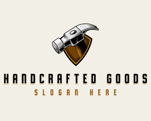 Hammer Carpentry Tool logo