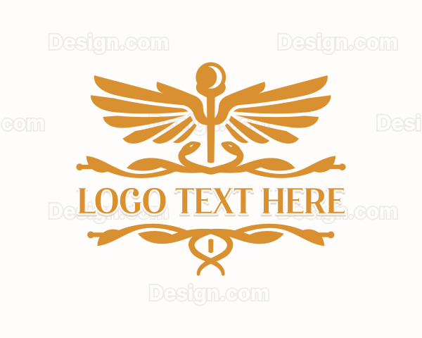 Pharmacy Clinic Caduceus Logo