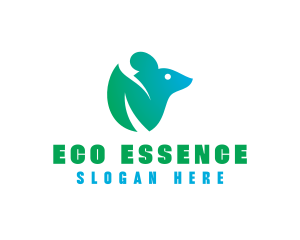 Wild Eco Mouse logo design