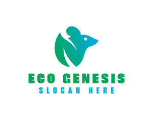 Wild Eco Mouse logo design