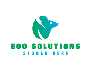 Wild Eco Mouse logo design