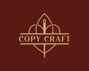 Tailor Craft Needle logo design