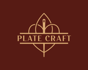 Tailor Craft Needle logo design