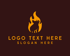 Flame Pig Barbecue Grill logo