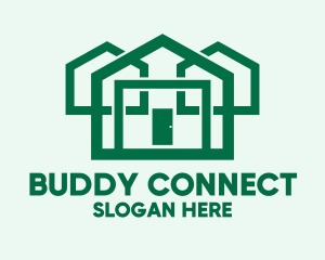 Eco Friendly House Construction logo design