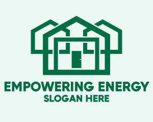 Eco Friendly House Construction logo design