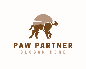 Dog Puppy Leash logo