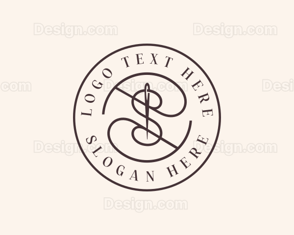 Tailor Alteration Letter S Logo