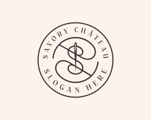 Tailor Alteration Letter S  logo design