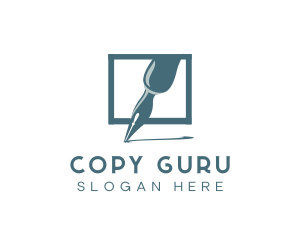 Calligraphy Pen Writing logo