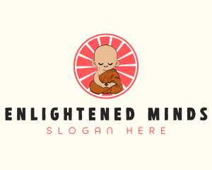 Monk Buddhist Religion logo