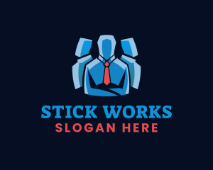 Businessman Corporate Employee logo design