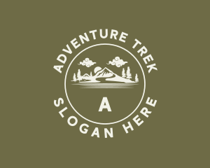 Mountain Clouds Adventure logo design