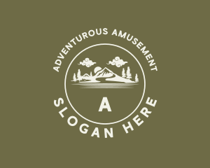 Mountain Clouds Adventure logo design