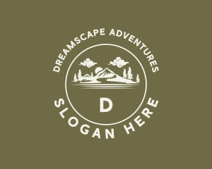 Mountain Clouds Adventure logo design