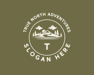 Mountain Clouds Adventure logo design