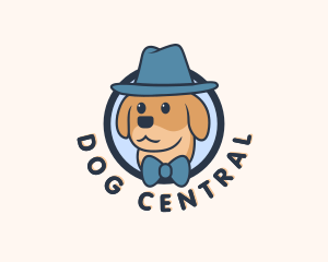 Puppy Dog Cartoon logo design